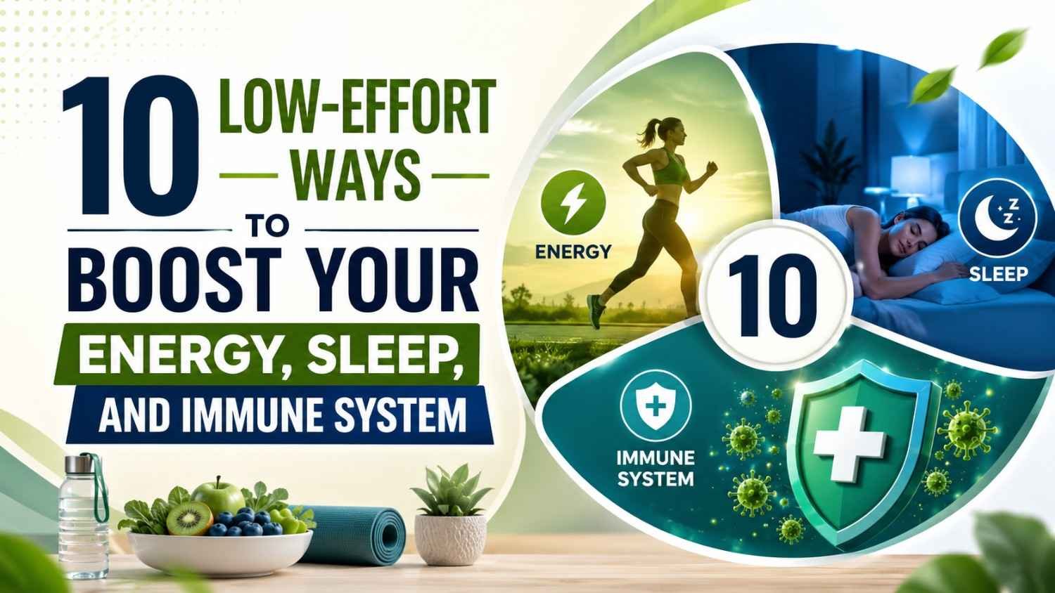 10 Low-Effort Ways to Boost Your Energy, Sleep, and Immune System