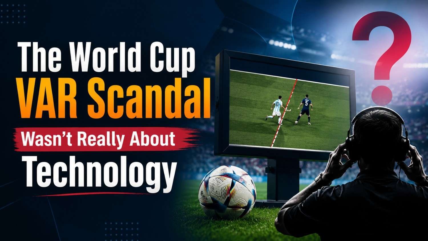 The World Cup VAR Scandal Wasn't Really About Technology