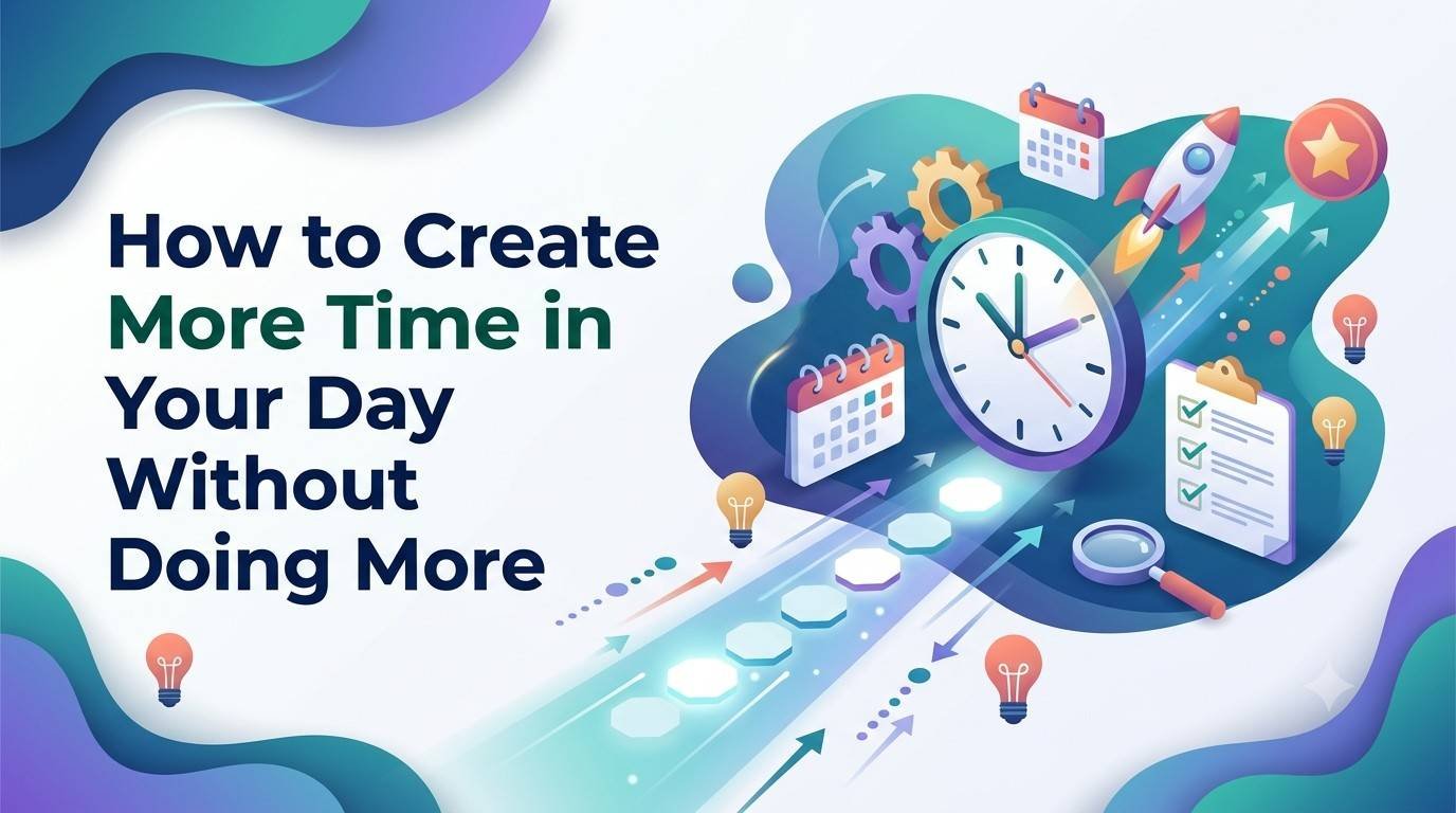 How to Create More Time in Your Day Without Doing More